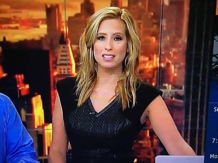 Stephanie Abrams caught on camera while reporting the weather.